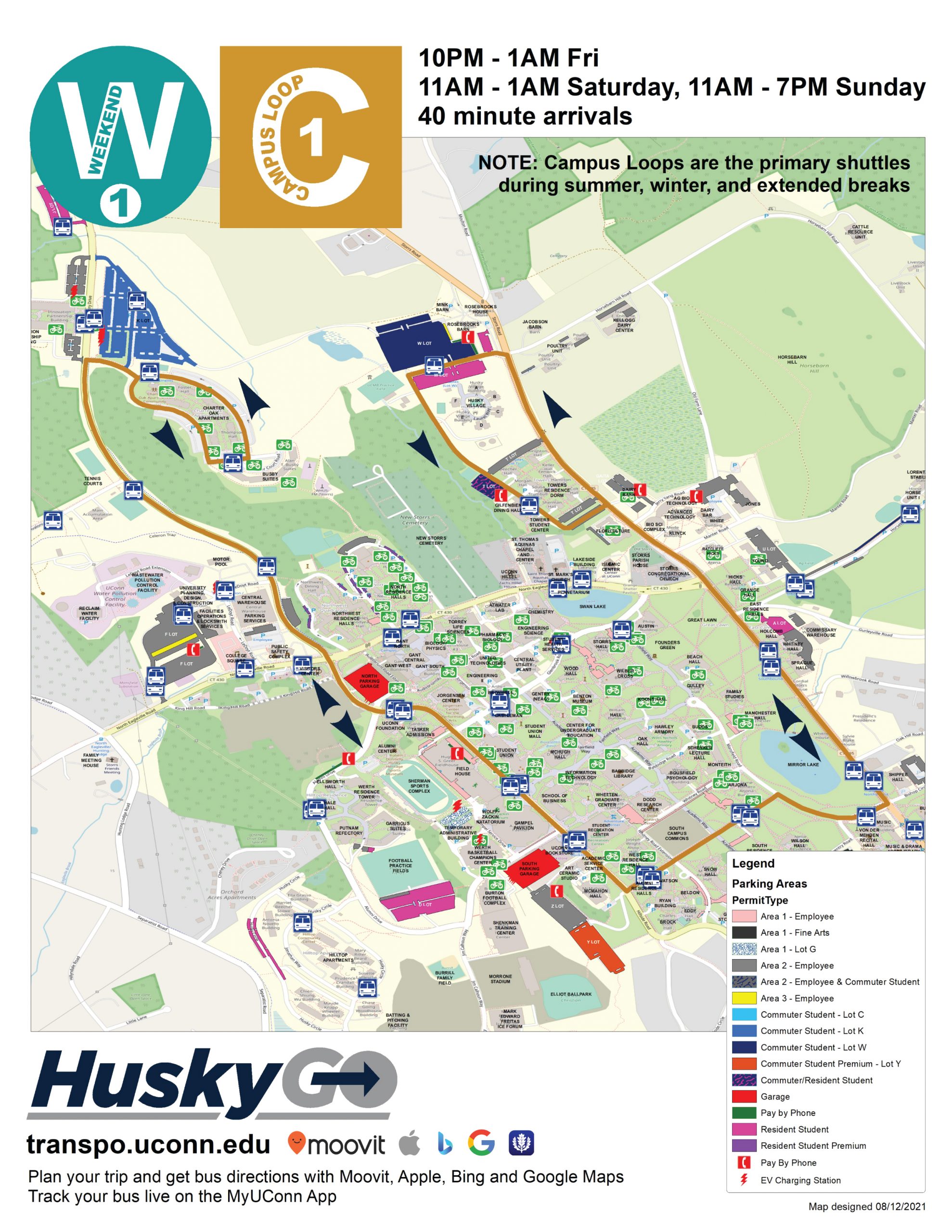 Bus 860 Route Map Weekend Shuttles | Transportation Services